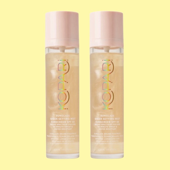 Kopari Other - Kopari Beauty 2 PACK Sunglaze Sheer Setting Mist  SPF 50 2.53oz FREE SHIPPING